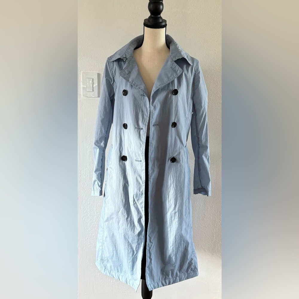 Jane Post Double-Breasted Raincoat - image 4